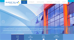 Desktop Screenshot of europ-alu.com