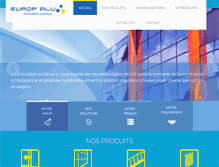 Tablet Screenshot of europ-alu.com
